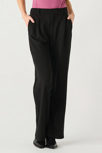 Wide Leg Ponte Knit Trouser