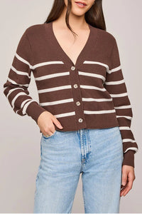 Eden Striped Cardigan