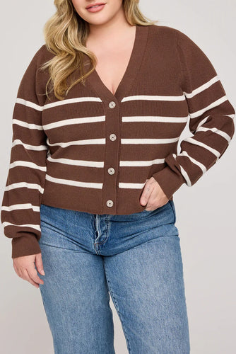 Eden Striped Cardigan